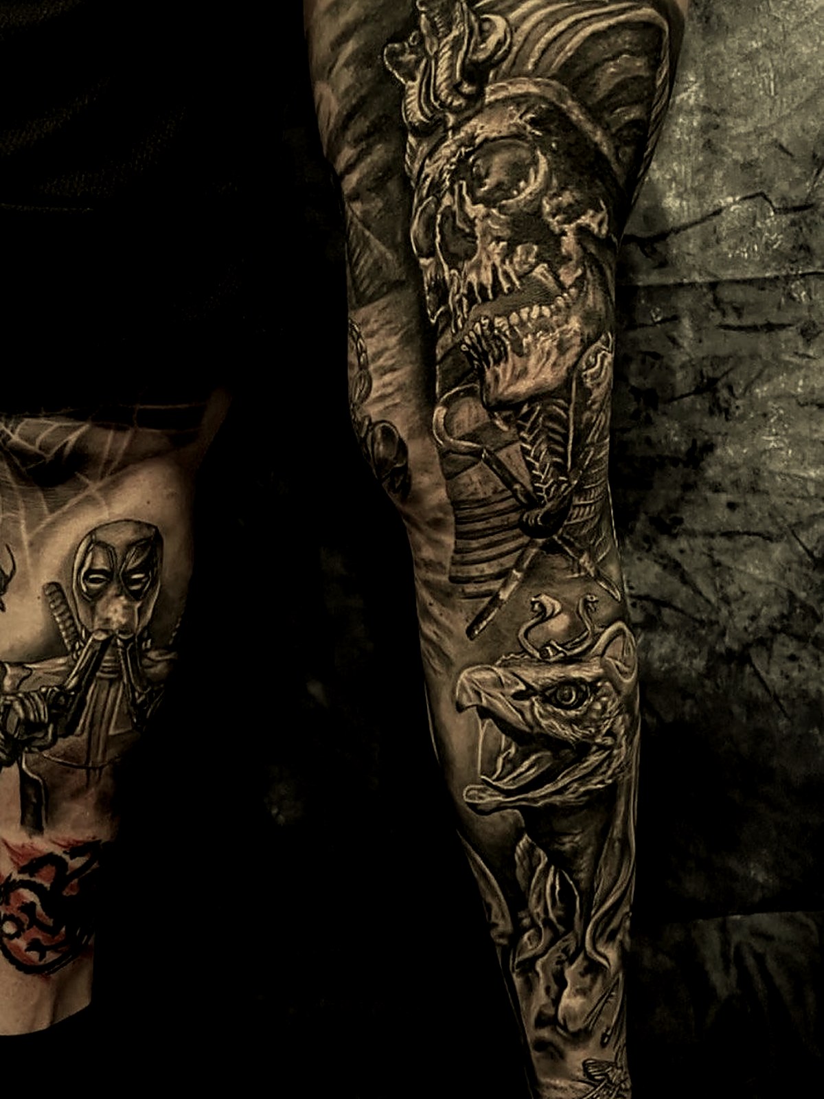 Pharao — Large Scale Tattoo aus dem B Ink Atelier Schwanenstadt