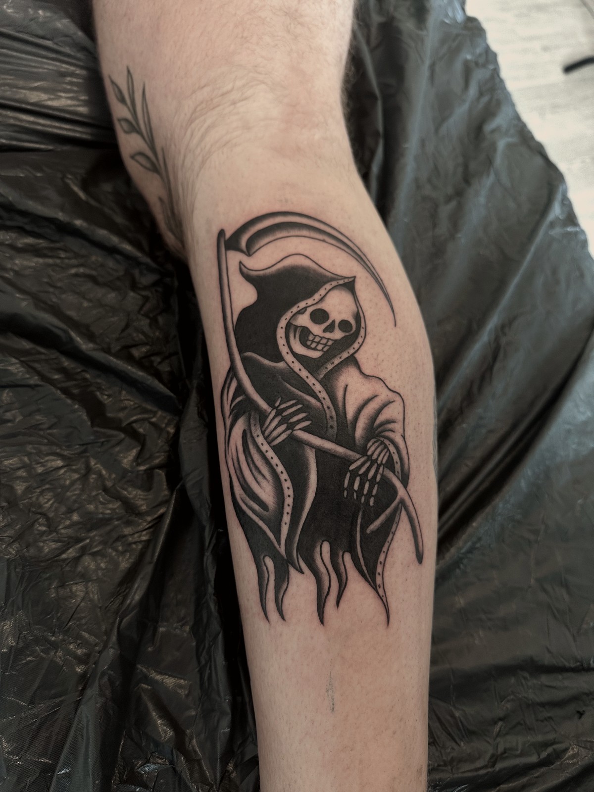 Reaper — Weitere Stile Tattoo aus dem B Ink Atelier Schwanenstadt
