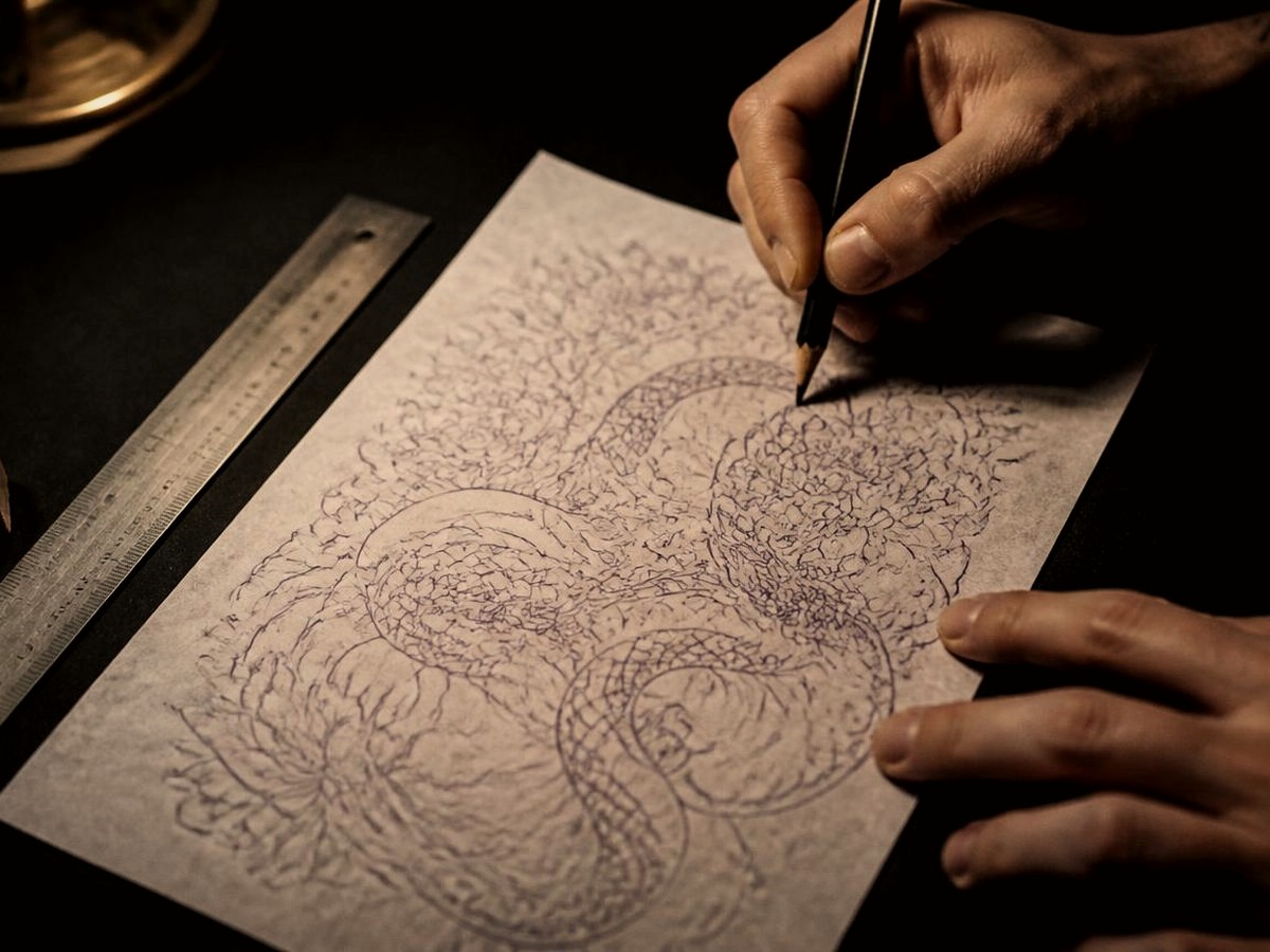 Schritt 05: Design im B Ink Atelier