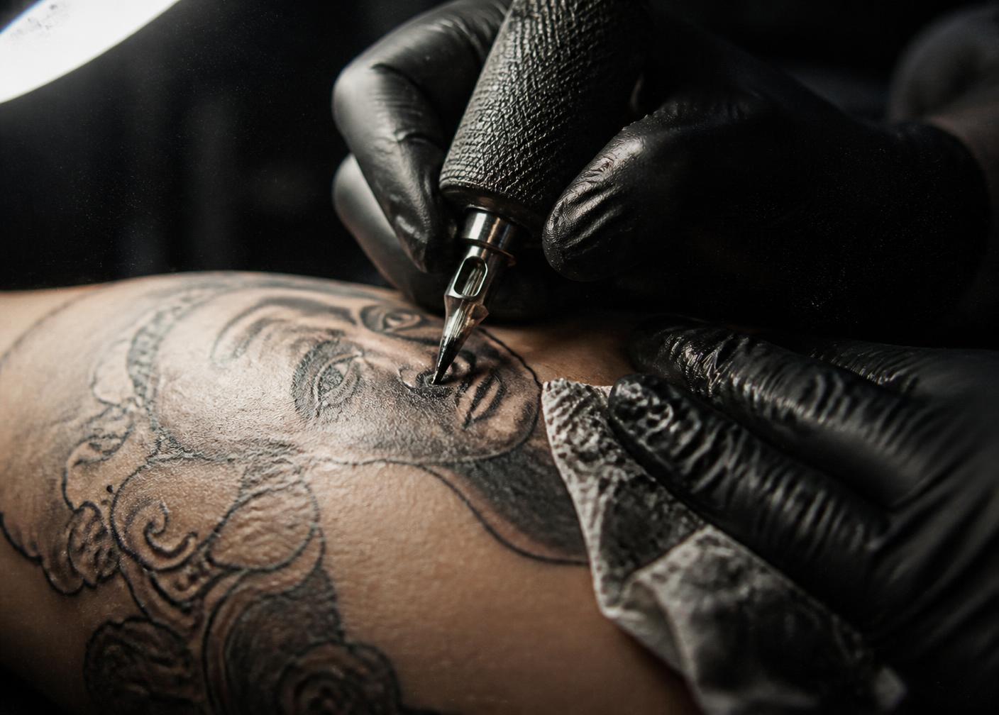 In Arbeit — Sitzung im B Ink Atelier Schwanenstadt